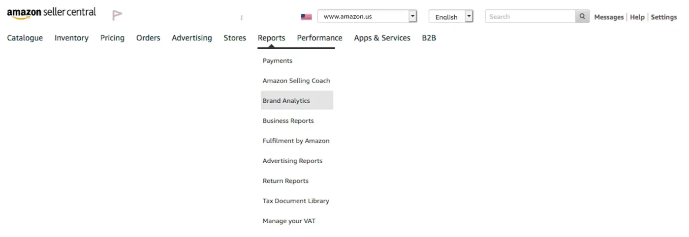 Amazon Brand Analytics